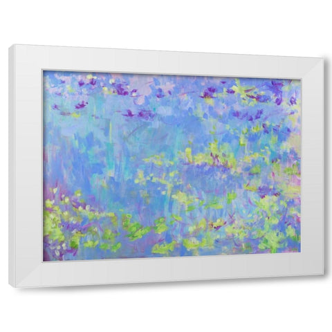 Windswept White Modern Wood Framed Art Print by Gonda, Tamara