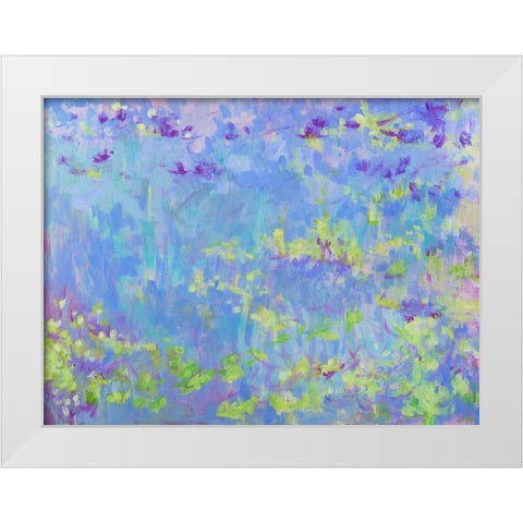 Windswept White Modern Wood Framed Art Print by Gonda, Tamara