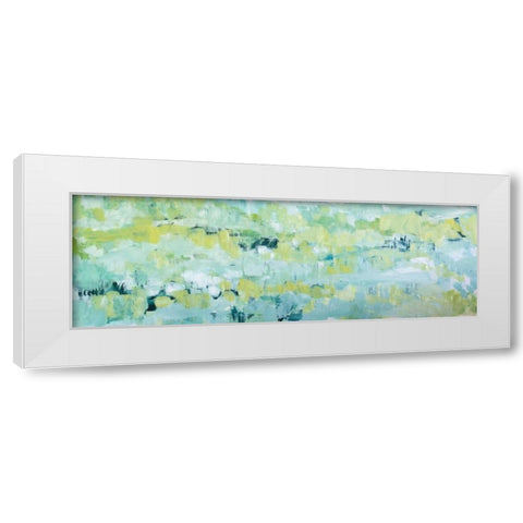 Except in Spring White Modern Wood Framed Art Print by Gonda, Tamara