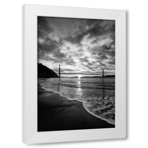 Beacon White Modern Wood Framed Art Print by Gordon, Dave