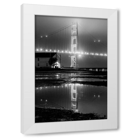 Emulate White Modern Wood Framed Art Print by Gordon, Dave