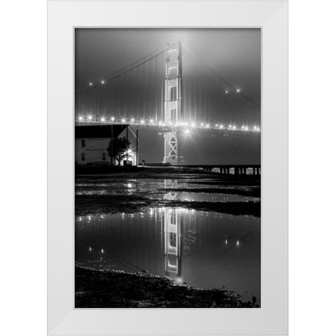 Emulate White Modern Wood Framed Art Print by Gordon, Dave