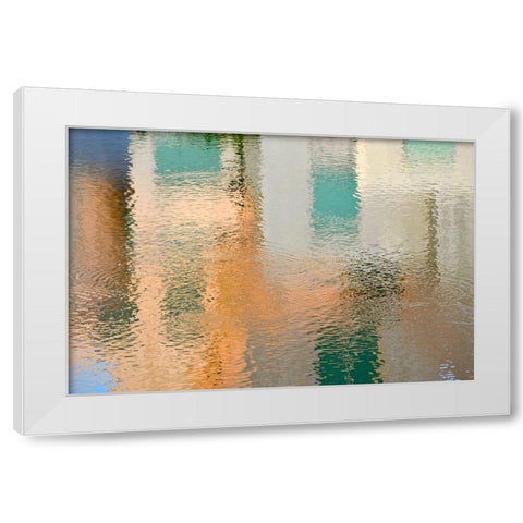 Reflection on the Iowa River No. 2 White Modern Wood Framed Art Print by Gonzalez, Ulpi