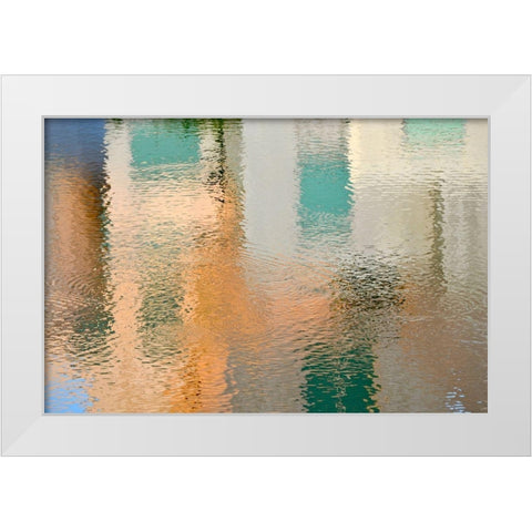 Reflection on the Iowa River No. 2 White Modern Wood Framed Art Print by Gonzalez, Ulpi