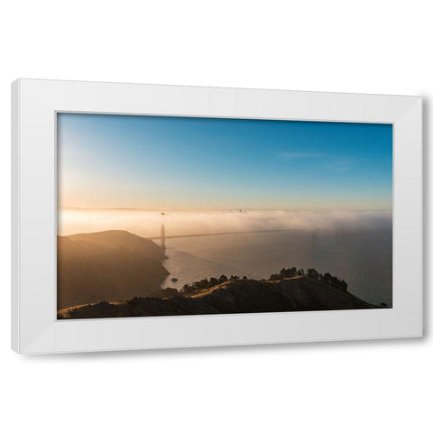 Amazing Light White Modern Wood Framed Art Print by Getty, Bruce