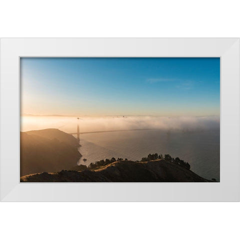 Amazing Light White Modern Wood Framed Art Print by Getty, Bruce