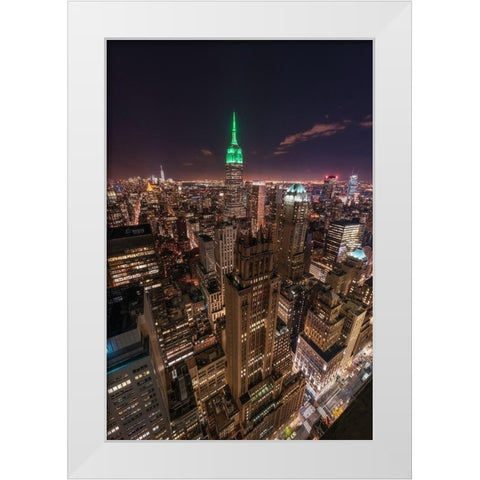 St. Patrickaâ‚¬â„¢s Day White Modern Wood Framed Art Print by Getty, Bruce