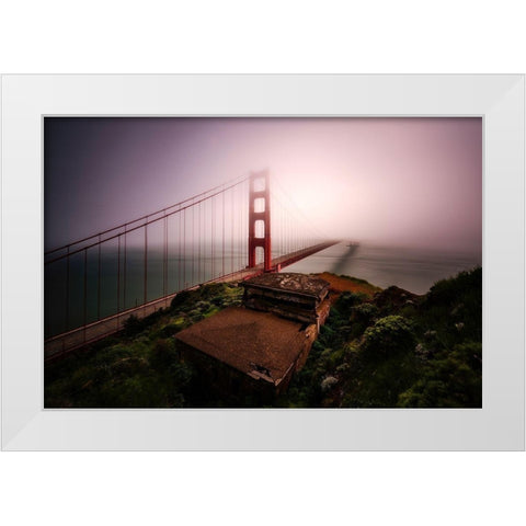 White Out White Modern Wood Framed Art Print by Getty, Bruce