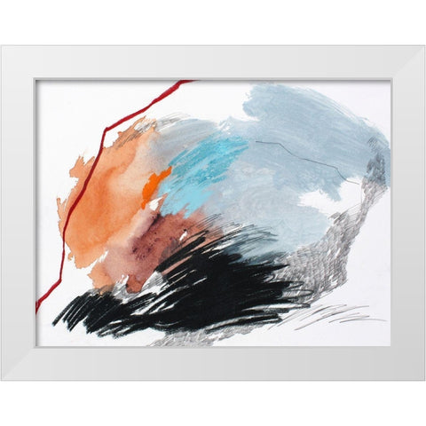 Remote Island No. 1 White Modern Wood Framed Art Print by Guo, Ying