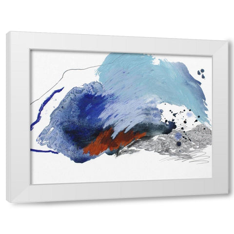 Remote Island No. 3 White Modern Wood Framed Art Print by Guo, Ying