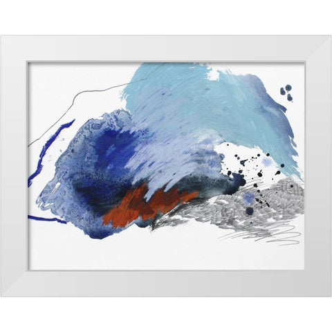 Remote Island No. 3 White Modern Wood Framed Art Print by Guo, Ying