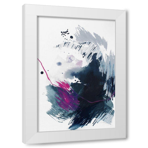 Spell and Gaze No. 1 White Modern Wood Framed Art Print by Guo, Ying