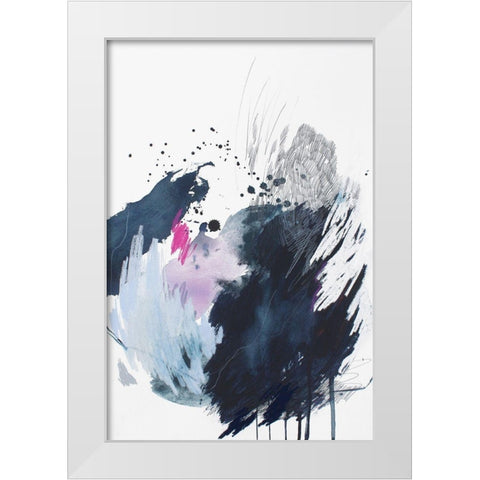 Spell and Gaze No. 2 White Modern Wood Framed Art Print by Guo, Ying