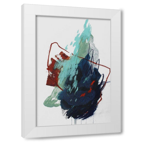 The Summer No. 4 White Modern Wood Framed Art Print by Guo, Ying