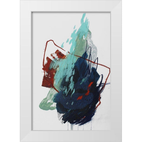 The Summer No. 4 White Modern Wood Framed Art Print by Guo, Ying