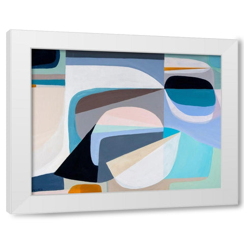 Drift White Modern Wood Framed Art Print by Griese, Marion