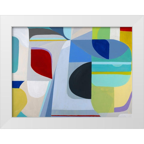 Into the Sky of This White Modern Wood Framed Art Print by Griese, Marion