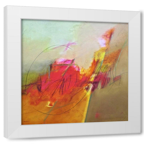 Second Chances I White Modern Wood Framed Art Print by Hassler, Pam