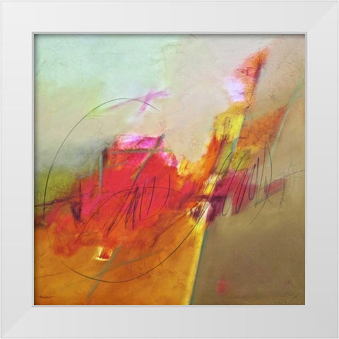 Second Chances I White Modern Wood Framed Art Print by Hassler, Pam