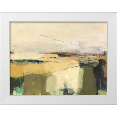 Midcoast 1 White Modern Wood Framed Art Print by Hawkins, Amanda K.