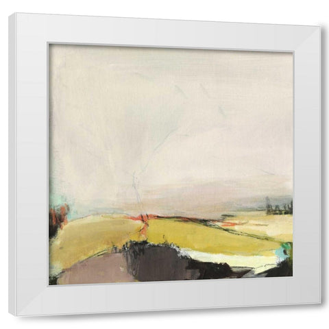 Midcoast 2 White Modern Wood Framed Art Print by Hawkins, Amanda K.