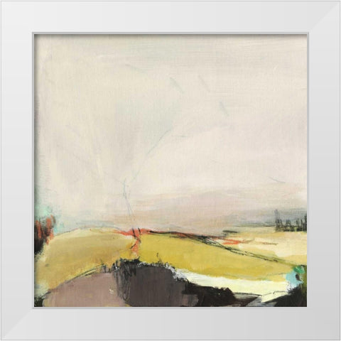 Midcoast 2 White Modern Wood Framed Art Print by Hawkins, Amanda K.