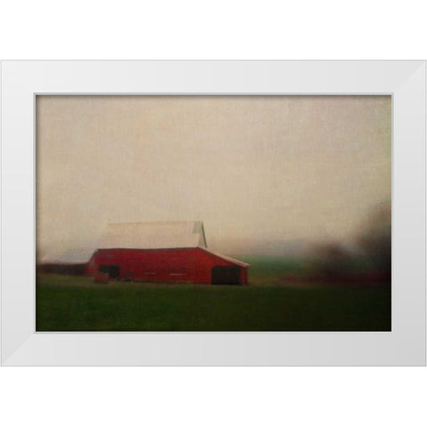 Middleburg White Modern Wood Framed Art Print by Hanna, Dawn D.