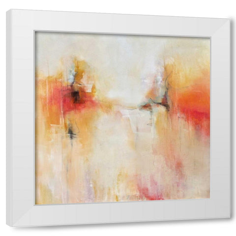Dancing on the Edge White Modern Wood Framed Art Print by Hale, Karen