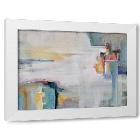 On My Terms White Modern Wood Framed Art Print by Hale, Karen