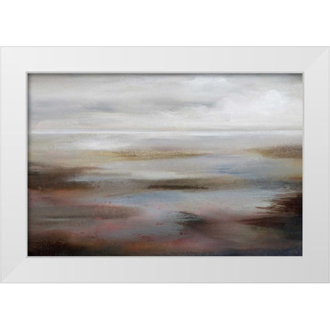 Serene Image White Modern Wood Framed Art Print by Hale, Karen