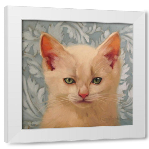 Killer White Modern Wood Framed Art Print by Hoeptner, Diane