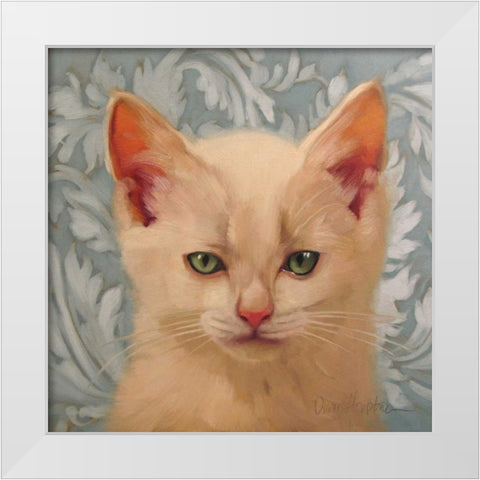 Killer White Modern Wood Framed Art Print by Hoeptner, Diane