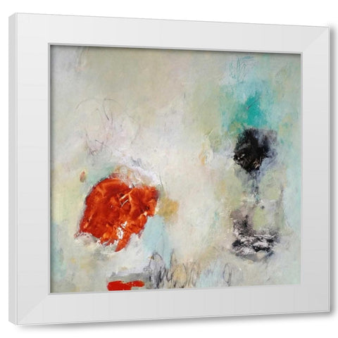 Can Almost Reach White Modern Wood Framed Art Print by Hoeft, Nicole