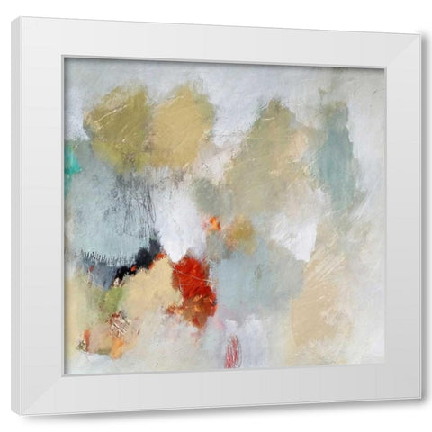 In Sleep White Modern Wood Framed Art Print by Hoeft, Nicole