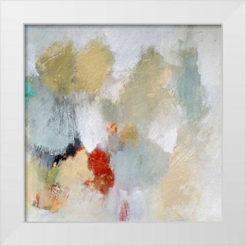 In Sleep White Modern Wood Framed Art Print by Hoeft, Nicole