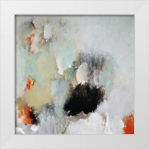 Just Let Go White Modern Wood Framed Art Print by Hoeft, Nicole