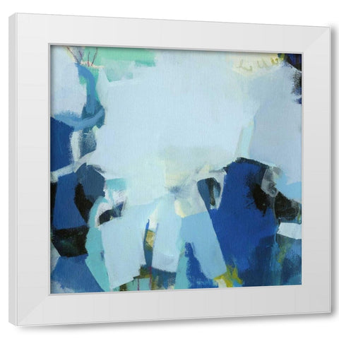 Tide Pools White Modern Wood Framed Art Print by Hawkins, Amanda