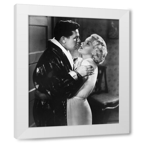 Lana Turner 1946 The Postman Always Rings Twice A White Modern Wood Framed Art Print by Unknown