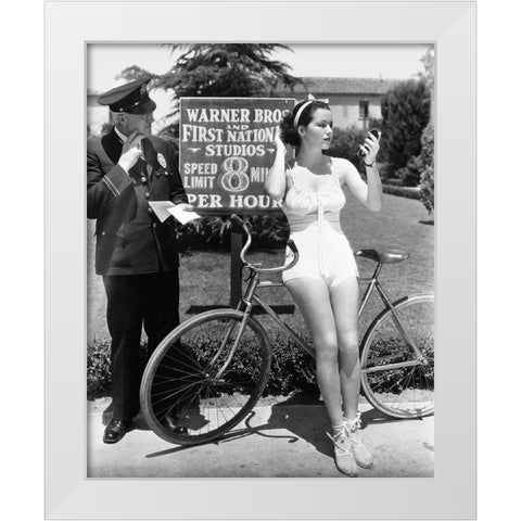 Warner Bros. Studios 1935 White Modern Wood Framed Art Print by Unknown