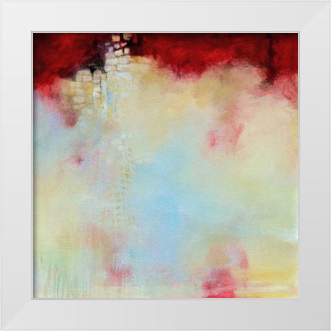 Ascending White Modern Wood Framed Art Print by Hale, Karen