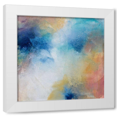 Midsummer White Modern Wood Framed Art Print by Hale, Karen