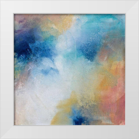 Midsummer White Modern Wood Framed Art Print by Hale, Karen