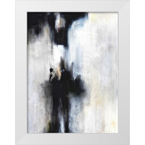 On Purpose White Modern Wood Framed Art Print by Hale, Karen