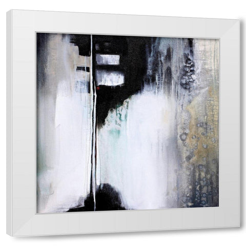 Black and White Drama White Modern Wood Framed Art Print by Hale, Karen