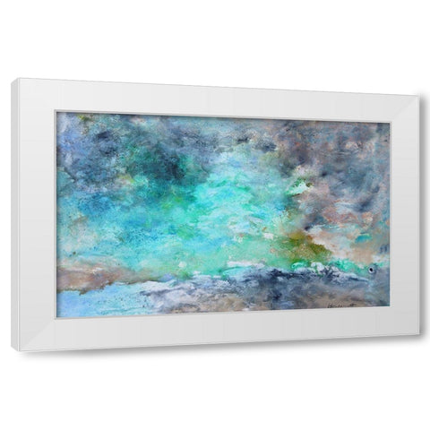 Reflections of Nature White Modern Wood Framed Art Print by Herckenrath, Ingeborg