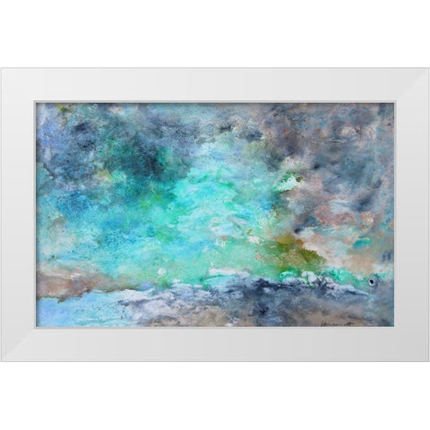 Reflections of Nature White Modern Wood Framed Art Print by Herckenrath, Ingeborg