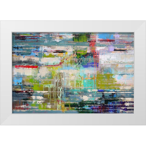 Thoughts White Modern Wood Framed Art Print by Herckenrath, Ingeborg