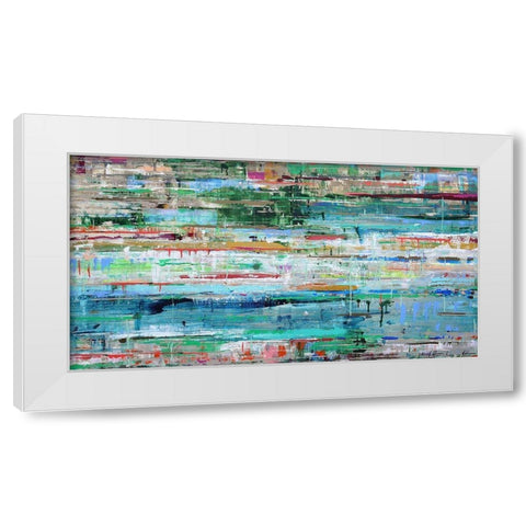 Tropic Reflection No. 2 White Modern Wood Framed Art Print by Herckenrath, Ingeborg