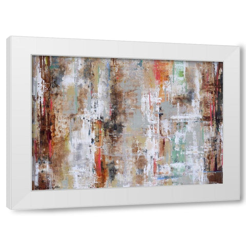 Wood Reflection White Modern Wood Framed Art Print by Herckenrath, Ingeborg