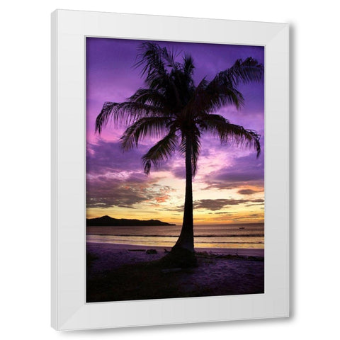 Brasalito Bay, Costa Rica White Modern Wood Framed Art Print by Hiers, Winthrope